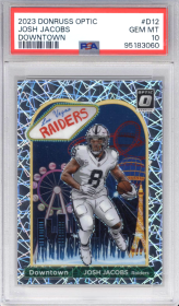 Josh Jacobs #D-12 2023 Donruss Optic