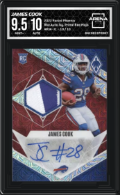 James Cook #RJA-JC 2022 Panini