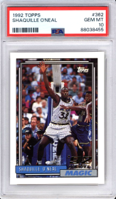 Shaquille O'Neal #362 1992-93 Topps