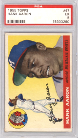 Hank Aaron #47 1955