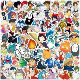 100PCS Studio Ghibli Anime Stickers