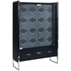WOLF 16 Piece Watch Winder Cabinet