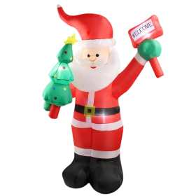 6 FT Christmas Inflatable Santa Claus Outdoor Decorations