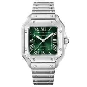 Cartier - Santos Large 40MM - Steel Green Dial