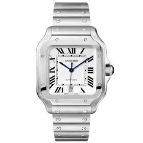 Cartier - Santos Large 40MM - Steel Silver Dial
