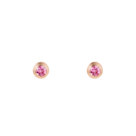 Cartier d'Amour stud earrings, 2 pink sapphires