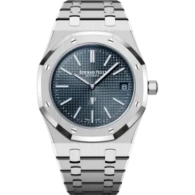 Audemars Piguet Royal Oak Jumbo Extra Thin Stainless Steel Blue Dial 39mm