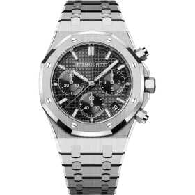 Audemars Piguet Royal Oak Chrono Stainless Steel Black Dial 41mm