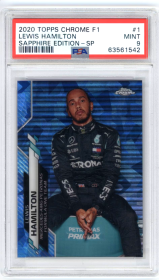 Lewis Hamilton 2020 Topps Chrome Sapphire Formula 1