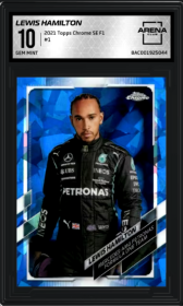 Lewis Hamilton 2021 Topps Chrome Sapphire F1
#1