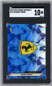 Scuderia Ferrari 2020 Topps Chrome Sapphire Team Logos #113