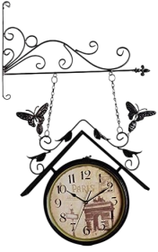 Double Sided Clock Art