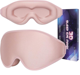Sleep Mask 3D Eye Mask for Sleeping 100% Light Blocking