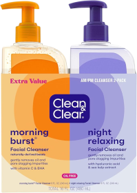 Clean & Clear 2-Pack Oil-Free Facial Cleansers