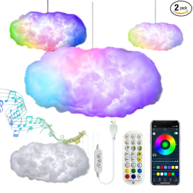 3D Big Cloud lightning Light Kit