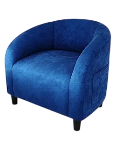 Blue Accent Chair Armchair for Living Room