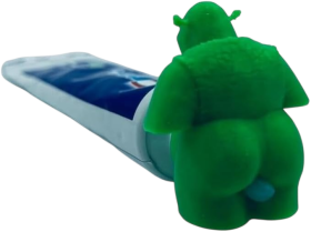 Funny Butt Pooping Toothpaste Cap