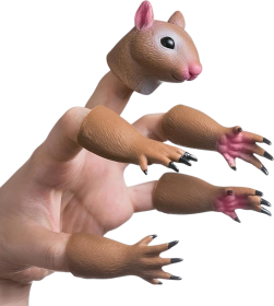 Squirrel Finger Puppet