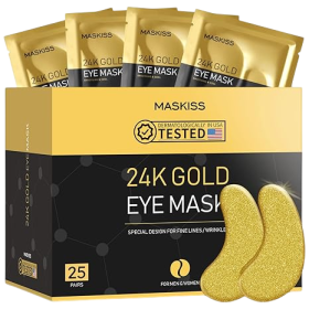 24k Gold Under Eye Patches (25 Pairs)