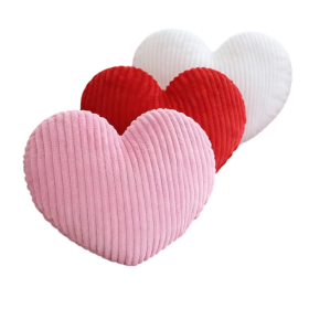 3Pcs Valentine's Day Heart Pillows